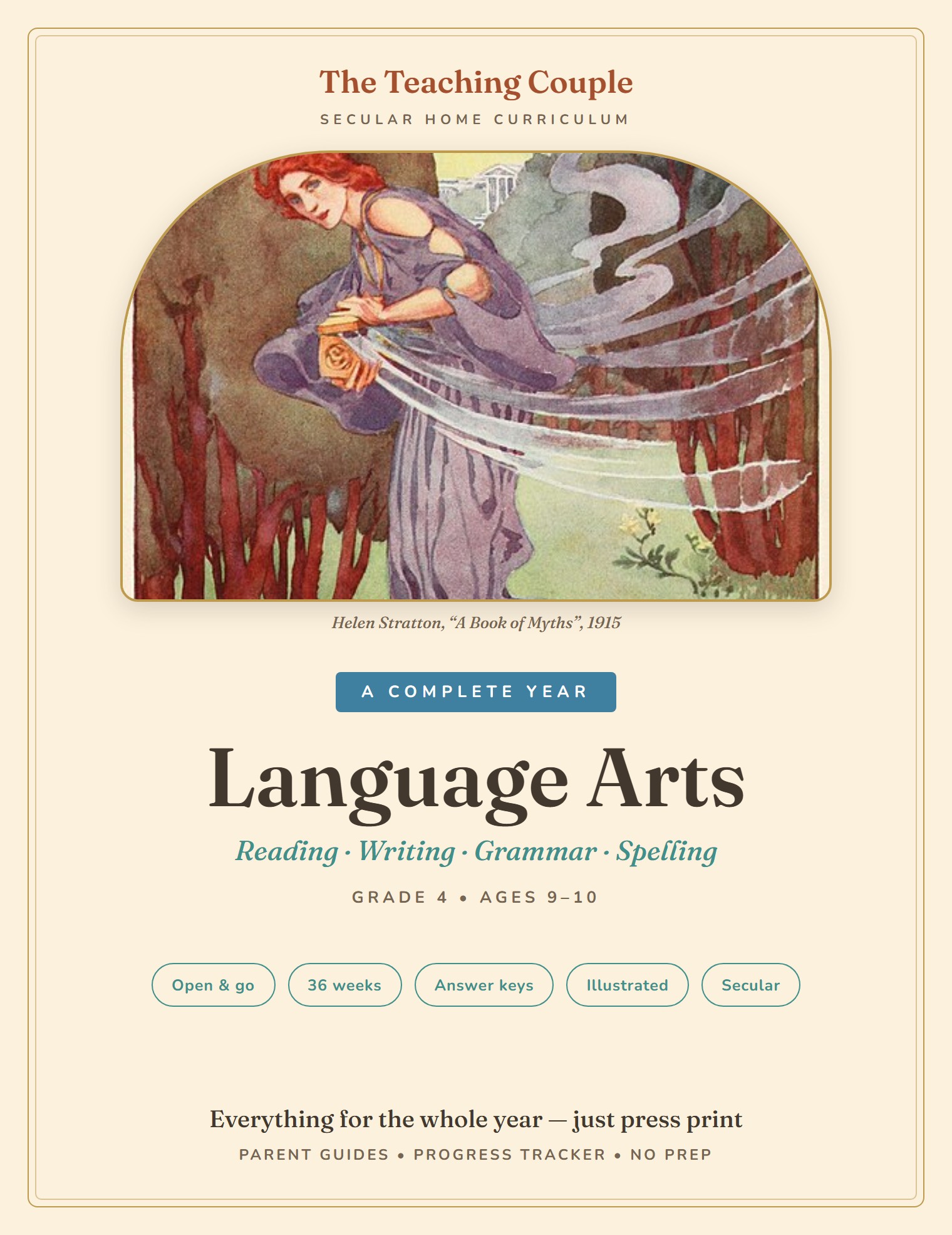 Grade 4 Language Arts — Complete Year